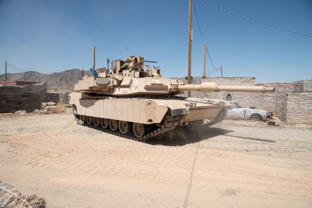 Rafael Trophy system on US Army Abrams tank.