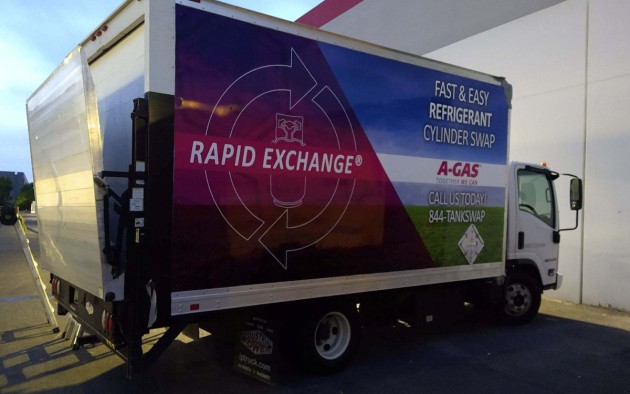 Rapid Exchange truck.