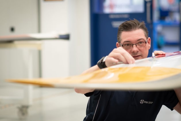 RBI Hawker operates a rotor blade repair facility in Brisbane. (Jet Aviation)