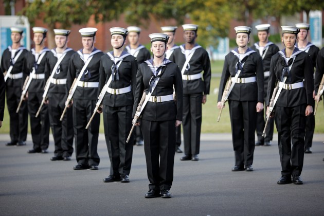 Members of General Entry 382 Emms Division during their Graduation Parade held at Navy Recruit School.
Defence