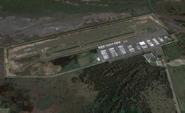 Redcliffe Airport sits on the south shore of Deception Bay within the Morton Bay Regional Council. (Google Earth image)
