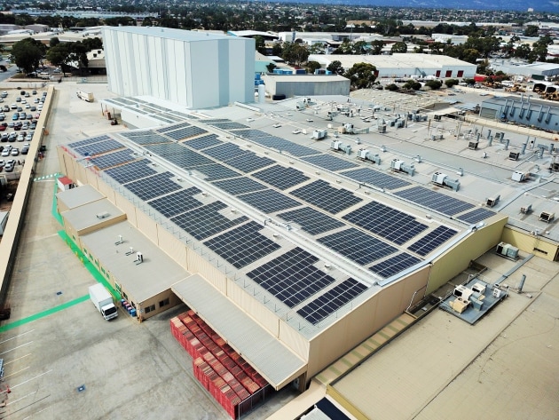 PepisCo's Regency Park solar installation