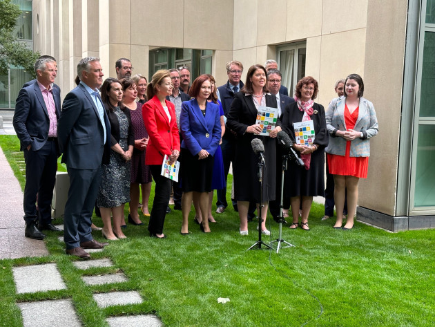 Press announcement at Parliament House of the Regionalisation Alliance.