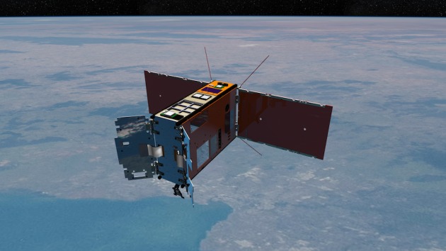 SpIRIT nanosatellite render.
Credit: University of Melbourne