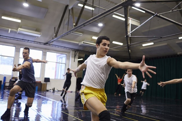 The singer-dancer cast in rehearsal for 'West Side Story'.Photo: KEITH SAUNDERS