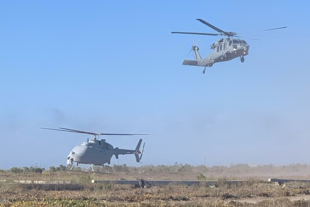 The MQ-8C Fire Scout participated in the Resolute Hunter exercise from 21 June to 1 July. (Supplied)