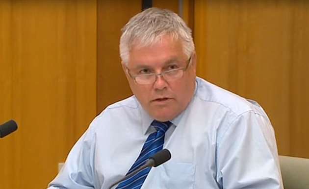 South Australia's Senator Rex Patrick has been actively advocating for GA in parliament. (still from Parliament House feed)