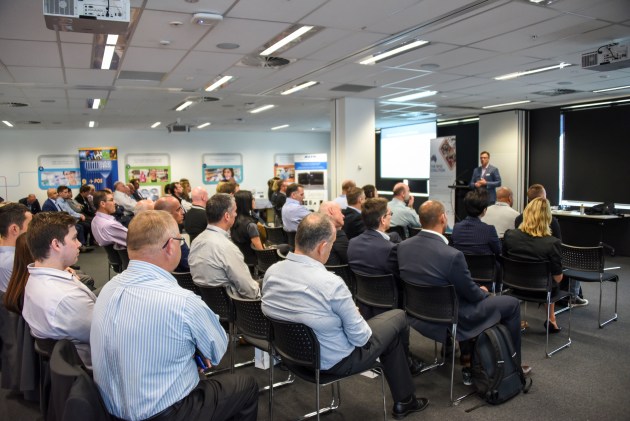 Supporters gather at the RFID Coalition launch recently.
