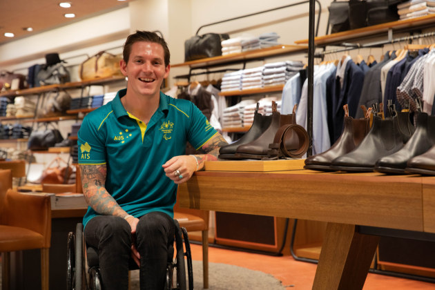 Olympic wheelchair racer, Rheed McCracken