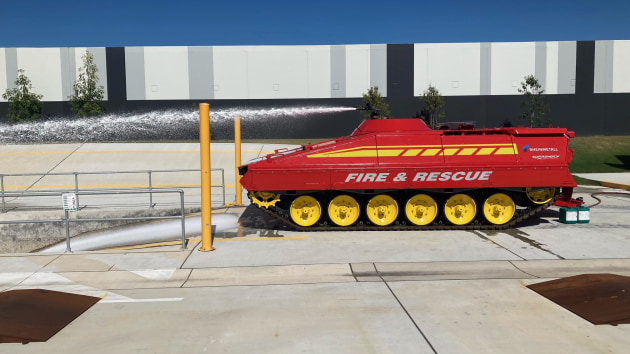 The AFC is based on the German Army MARDER platform and aims to reduce the risk to frontline firefighters. (Rheinmetall)