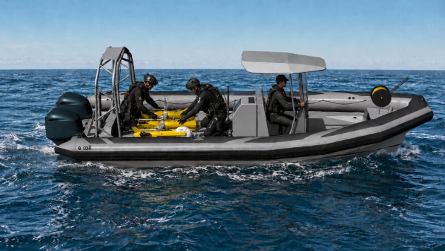 Exail has been awarded a contract by a European navy to deliver three light Mine Countermeasures systems.

Credit: Exail