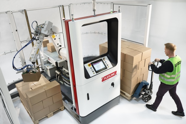 The Ri20 Palletising System palletises with quality and precision.