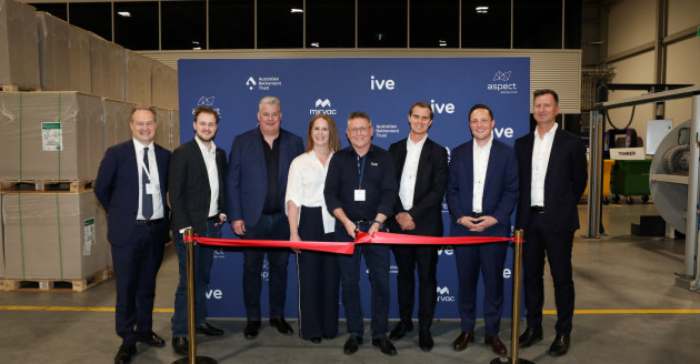 Ribbon cutting: Official opening of IVE's Kemps Creek site.