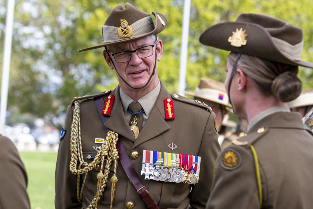 Chief of Army Lieutenant General Rick Burr.
Defence