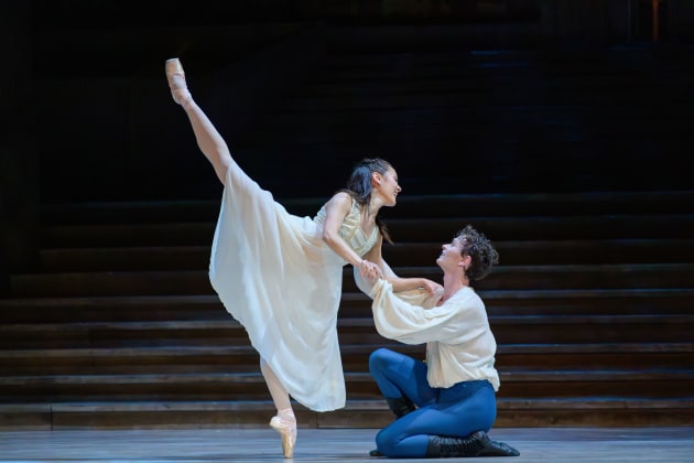 Katherine Minor and Joshua Guillemot-Rodgerson as the eponymous lovers. Photo by Stephen A'Court.