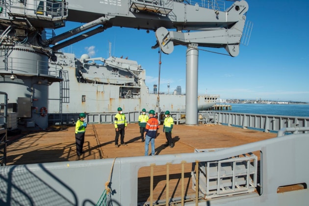 Babcock NZ split its work teams into red and green groups.
NZDF