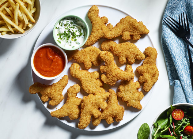 Roaresome's meat-free dino nuggets.
Image: Quorn