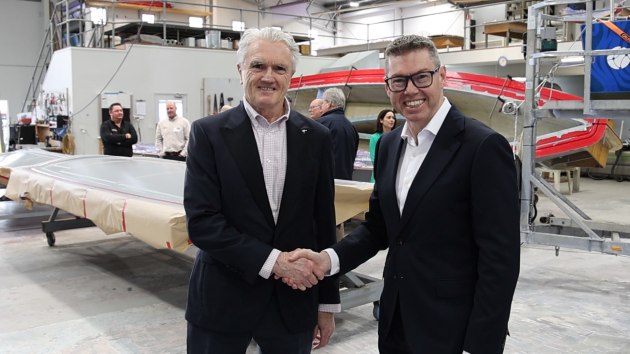Ocius Technology has christened the first Bluebottle uncrewed surface vessel hull to be delivered under the Royal Australian Navy's $176 million Bluebottle Program of Record which was announced in March.

Credit: Ocius