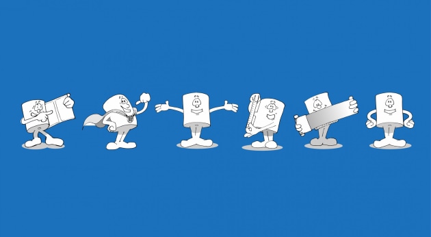 Alliance Paper's mascot, Rollo. (Image: Alliance Paper)