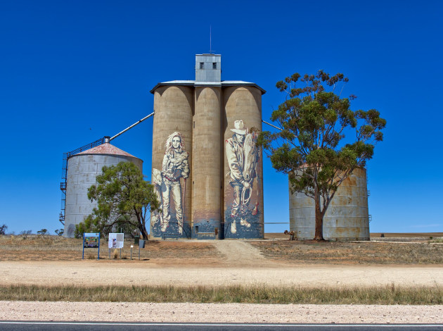 On the Art Silo Trail, Rosebery, Victoria. (Photo by Rene Riegal on Unsplash.)