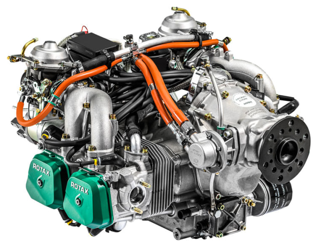 The Rotax 912ULS. The type was introduced in 1984 after a five-year development program. (BRP Rotax)