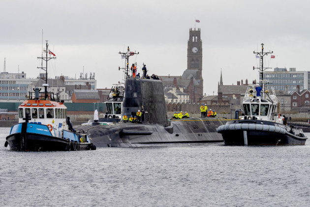 HMS Anson is the fifth Astute class submarine to be delivered to the Royal Navy. (BAE Systems)