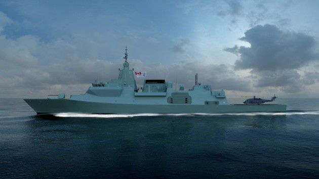 Concept art of the Canadian Type 26 variant. BAE