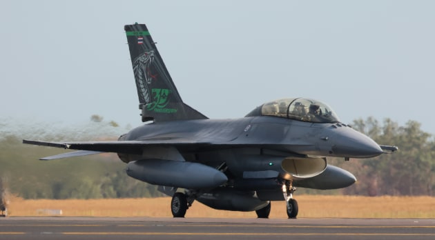 The Royal Thai Air Force deployed its upgraded F-16A/B fighters to Australia.

Credit: Nigel Pittaway