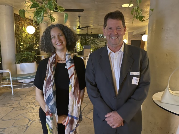 Rym Kachouri, APPMA Board; Michael Moran, APPMA CEO