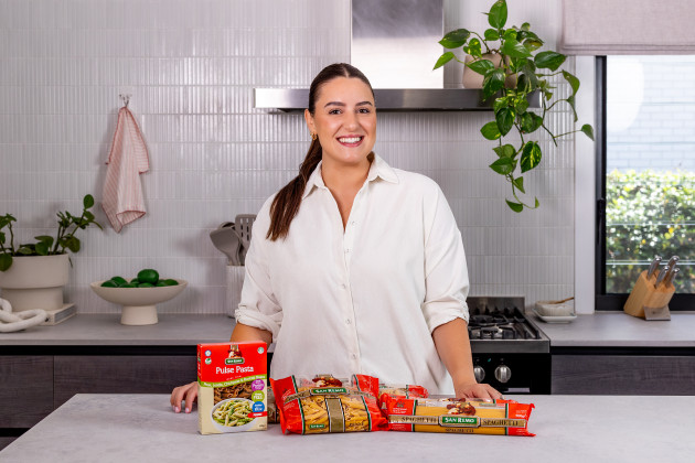 New San Remo brand ambassador, Leah Itsines.
Source: San Remo