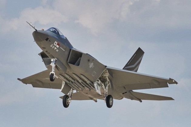KF-21 Boramae took its first flight on July 19, 2022. (ROK Air Force via Defense News)