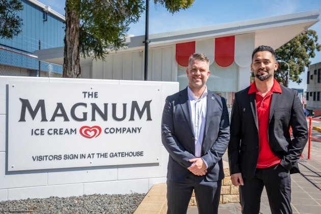 Strong foundation &ndash; GM ANZ Scott Mingl and Waqas Zaheer, head of manufacturing ANZ.