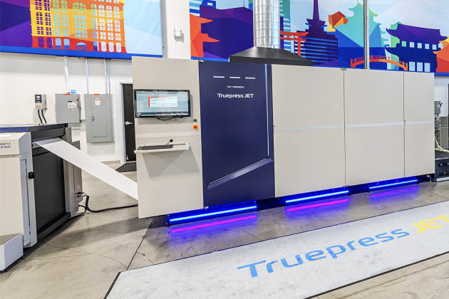 The Truepress JET 560 HDX has proven a hit with American customers, with 17 installs to date