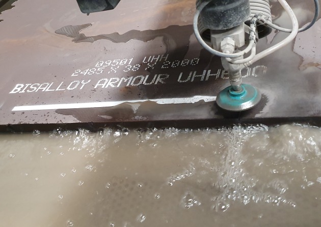 SMETEC utilises waterjet cutting technologies to ensure material is processed to uphold Bisallow's high specifications. (supplied)