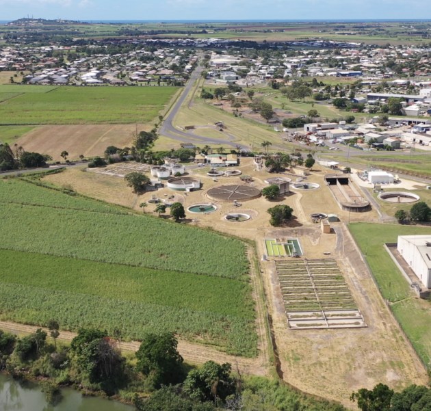 Drone Photo of Bundaberg bioHub site (mowed area) June 2020