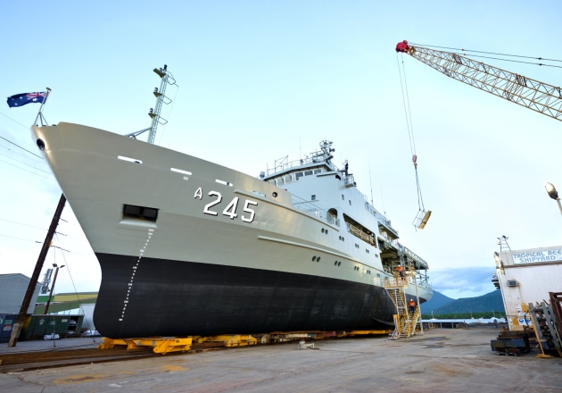 TRS is the largest slipway in northern Australia. (Supplied)