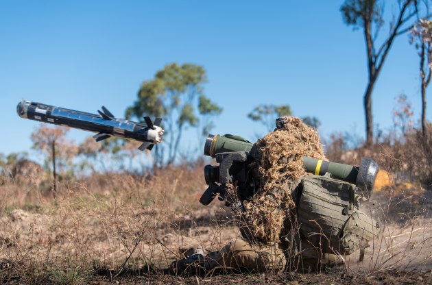 3rd Battalion, Royal Australian Regiment's Direct Fire Support Weapons Platoon fire a Javelin weapon system.

Credit: Defence