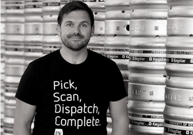 Kegstar CEO Christian Barden launching Project Starlight, its next gen tracking system for kegs.