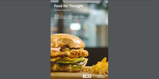 In a first-of-its-kind report, food tech, alternative protein venture capital firm Blue Horizon and Boston Consulting Group provide detailed forecasts and growth potential of the market for alternative plant-, microorganism-, and animal cell-based proteins that can directly replace conventional animal protein.
