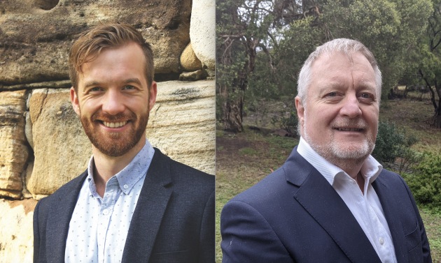 ADM Group Editor Ewen Levick and ADM Editor Nigel Pittaway.