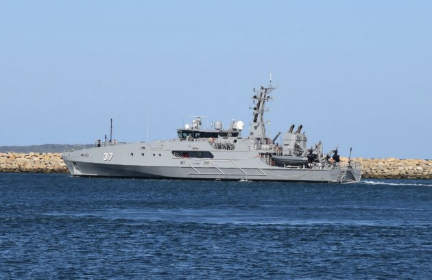Austal Australia has delivered the fourth Evolved Cape-class Patrol Boat, ADV Cape Capricorn (317) to the Royal Australian Navy. (Austal)