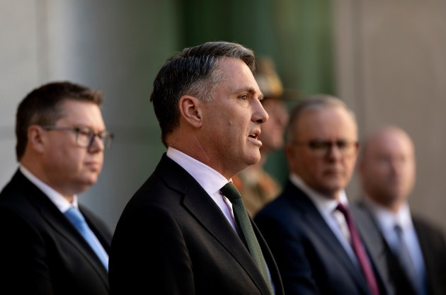 Minister for Defence Richard Marles at Parliament House, Canberra for the release of the public version of the Defence Strategic Review. (Defence)