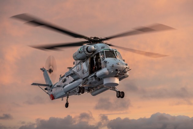 An RNZN SH-2G(I) Seasprite.

Credit: NZDF