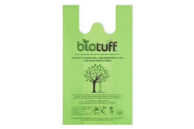 Biotuff believes its compostable bags are the answer to the single-use plastic bag problem.