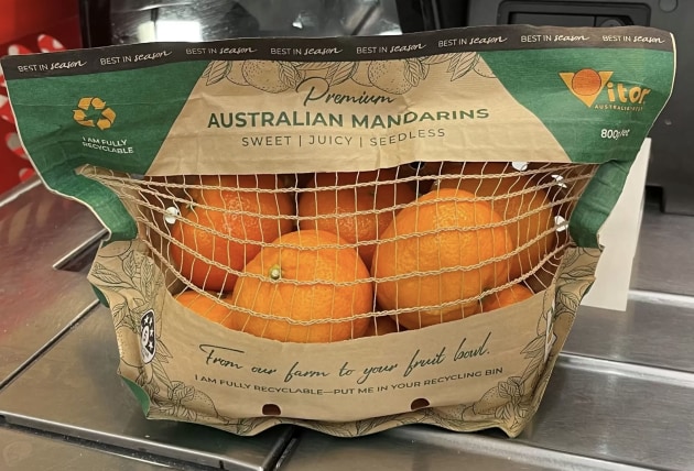 Costa and NAVI Co Global have partnered to trial paper-based mandarin packaging.