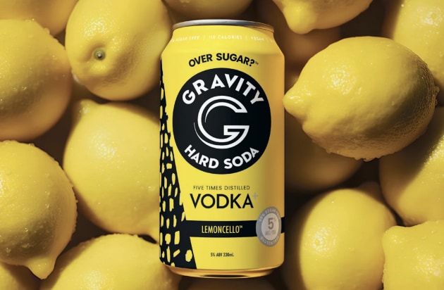 Better-for-you beverage brand, Gravity Drinks Co., has launched its latest ready-to-drink, Hard Soda Vodka+ Lemoncello. It caters to consumers looking for a lower-calorie, full flavoured lemon drink.
Source: Gravity Drinks Co.