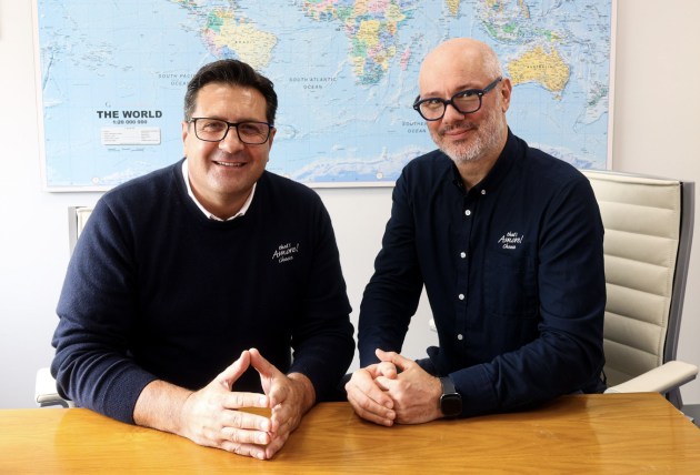 That&rsquo;s Amore Cheese founder, Giorgio Linguanti, with newly appointed CEO, Marco Alghisi.
Source: That&rsquo;s Amore Cheese