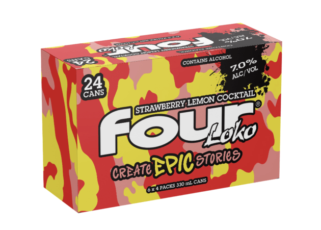 US beverage brand, Phusion Projects, is bringing Four Loko RTDs to Australia this summer, in flavours Blue Cocktail, Citrus Cocktail, and Strawberry Lemon.
Source: Phusion Projects