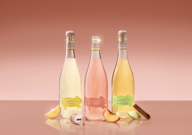 Treasury Wine Estates brand, Squealing Pig, is launching its Squealini range, featuring three flavoured spritzes for summer &ndash; Zesty Lemon, Fuzzy Peach and Spiced Apple Pie.
Source: Squealing Pig