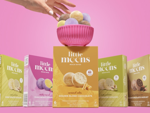 Mochi ice cream brand, Little Moons, is heading into Coles supermarkets across Australia in four fan-favourite flavours &ndash; Golden Blond Chocolate, Honey Roasted Pistachio, Chocolate and Hazelnut, and Passionfruit and Mango.
Source: Little Moons
